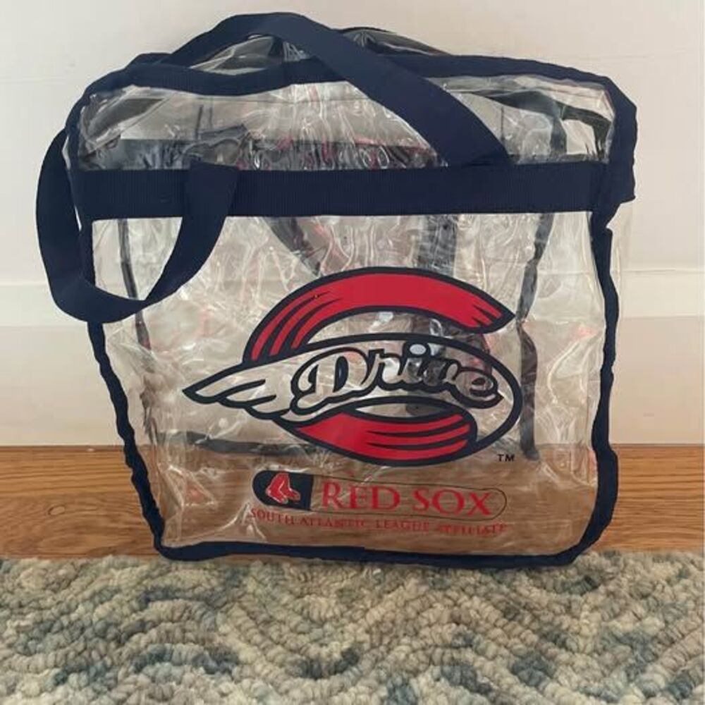 Greenville Drive Red Sox Clear Stadium Tote Bag South Carolina